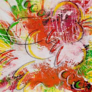 5-FORBIDDEN-FRUIT-Mischtechnik-auf-Leinwand-100-x-100-cm