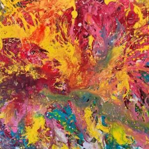 DIE LEBENSFREUDE #1 Acryl auf Leinwand 80 x 140 cm