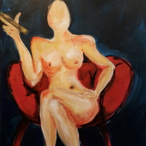HOT - Acryl auf Leinwand 100 x 80 cm (40 x 32 in)