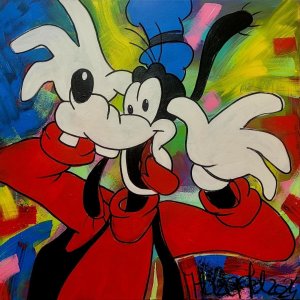 LETs HAVE FUN  - Acryl auf Leinwand 80 x 80 cm (32 x 32 i)