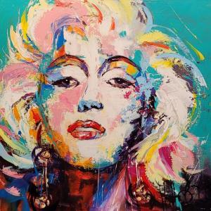 MARILYN - Acryl auf Leinwand 80 x 100 cm (32 x 40 in)