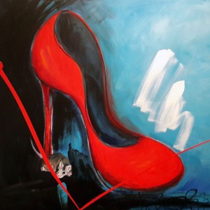 LETS DANCE - Acryl auf Leinwand 80 x 70 cm (32 x 28in)