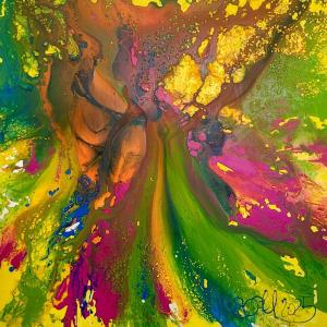 DIE IMPERIALE KRAFT - Acryl auf Leinwand 100 x 100 cm (40 x 40 in)