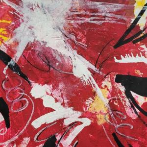 RED #3 - Öl-Mischtechnik auf Leinwand 140 x 100 cm ( 56 x 40 in)