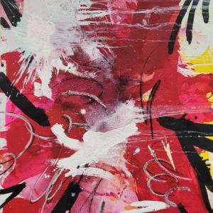 RED #1 - Öl-Mischtechnik auf Leinwand 140 x 100 cm ( 56 x 40 in)